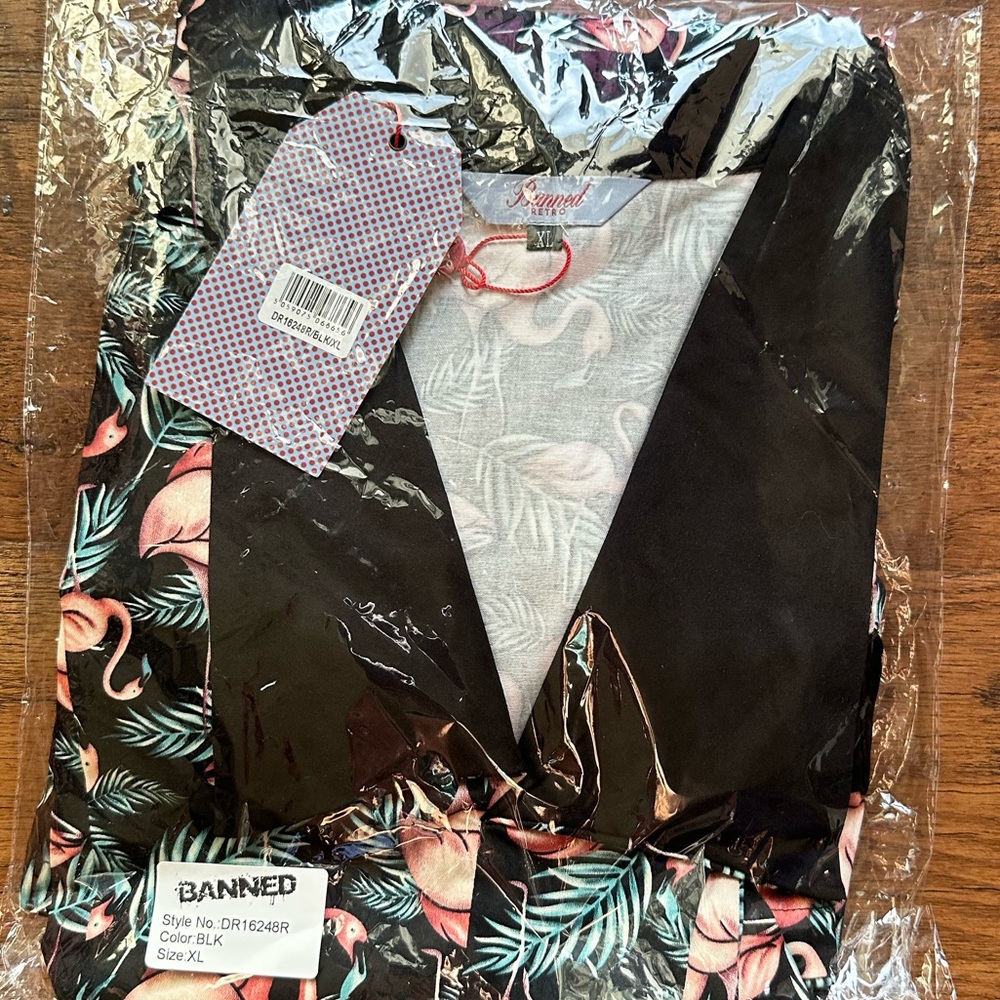 Flamingo Tropical Dress by Banned Retro - Picture 8 of 8